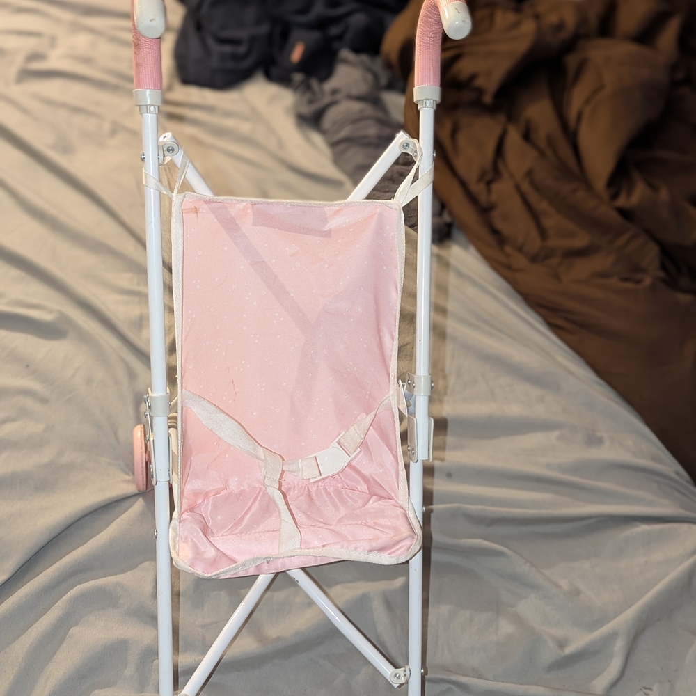 Pink Doll Stroller